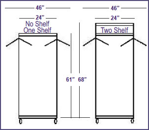 coat and hat rack systems