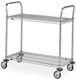 stainless steel utility cart