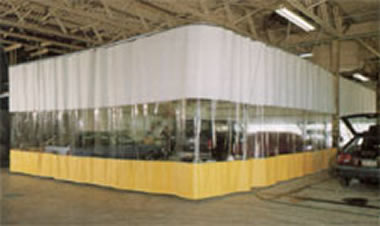 glide wall track & roller partition system