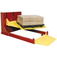roll-on level loader with turntable