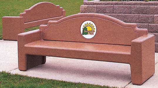 concrete bench